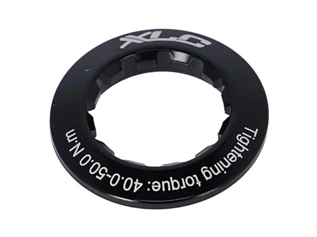 XLC Locking Ring Brake Disc Center Lock for 6 bolt rotors - Black