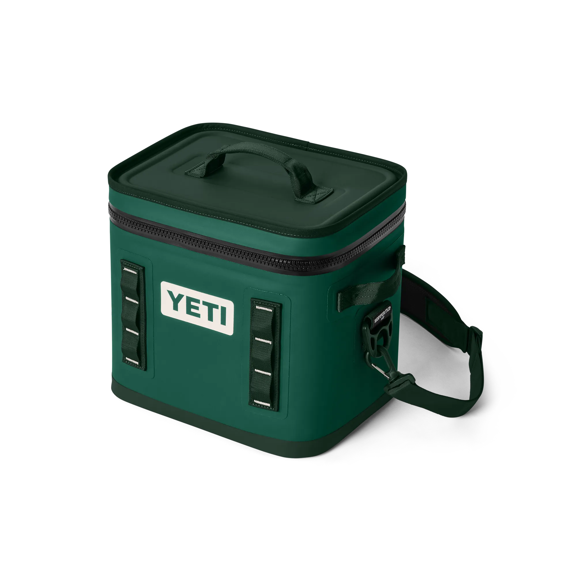 YETI Hopper Flip 12 Soft Cooler- Black Forest Green - Image 2
