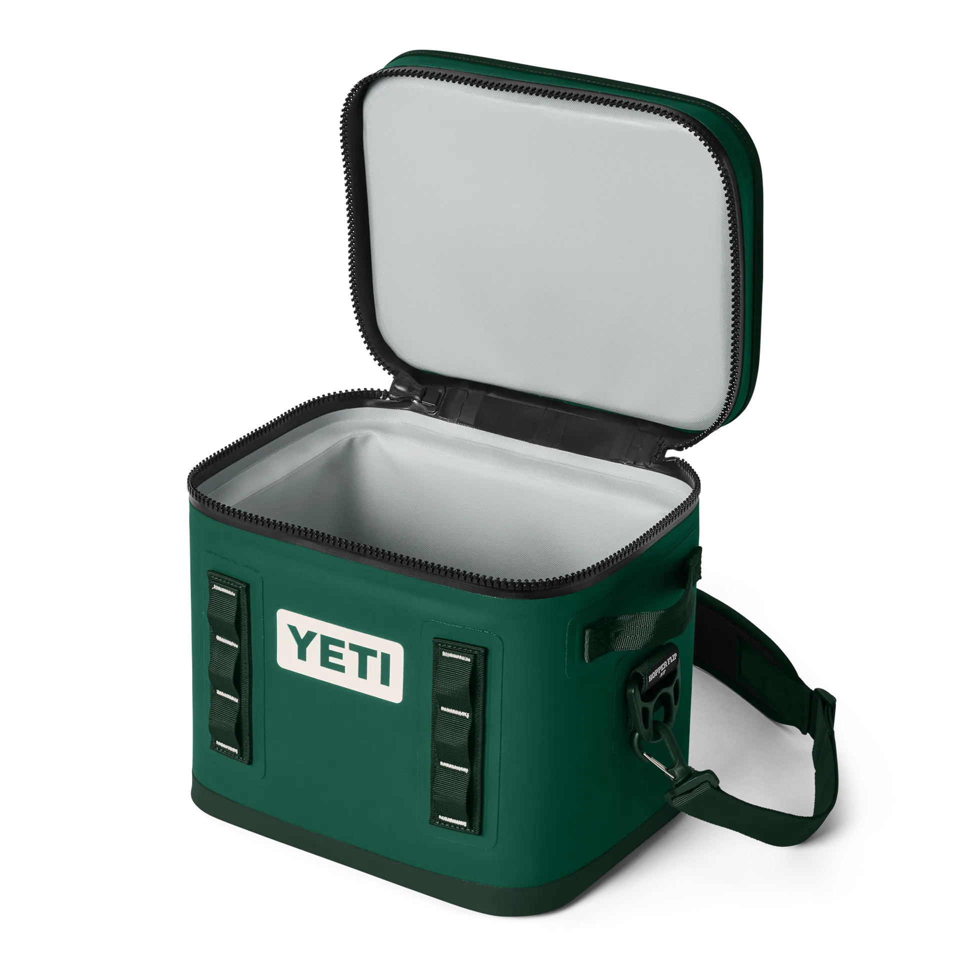 YETI Hopper Flip 12 Soft Cooler- Black Forest Green - Image 3
