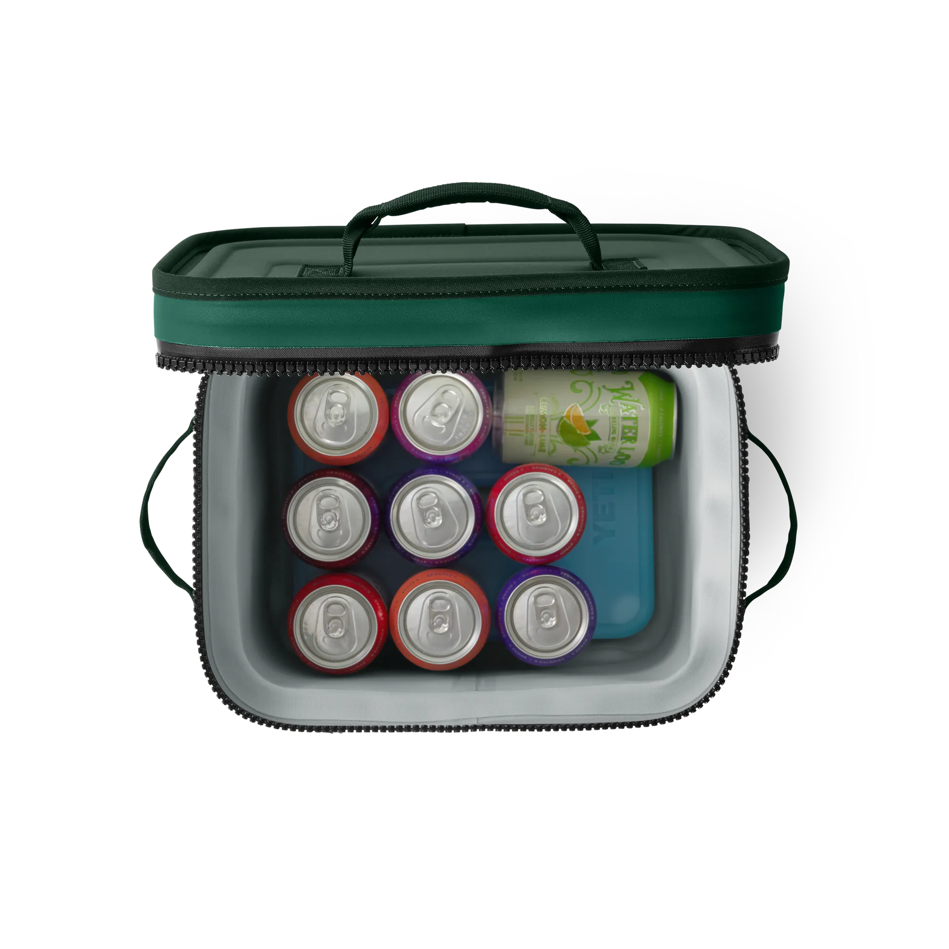 YETI Hopper Flip 12 Soft Cooler- Black Forest Green - Image 6