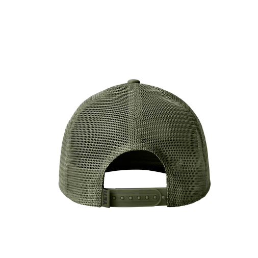 YETI Logo Badge Trucker Hat - Highlands Olive/ Forest - Image 3