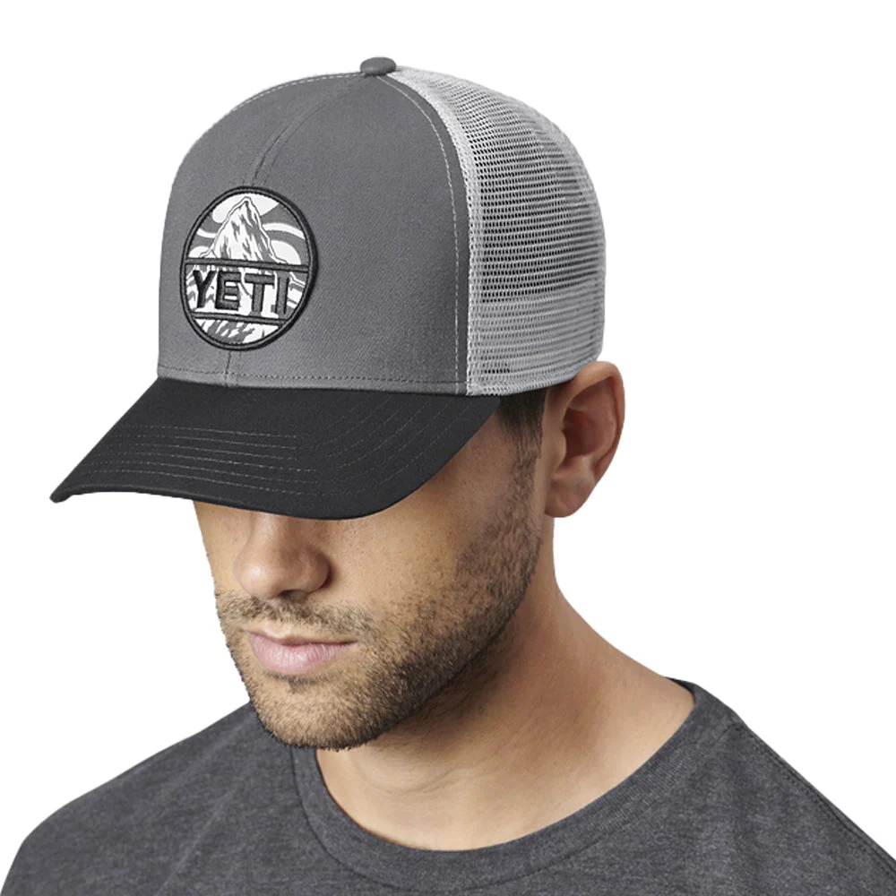 YETI Mountain Badge Trucker Hat - Black - Image 4