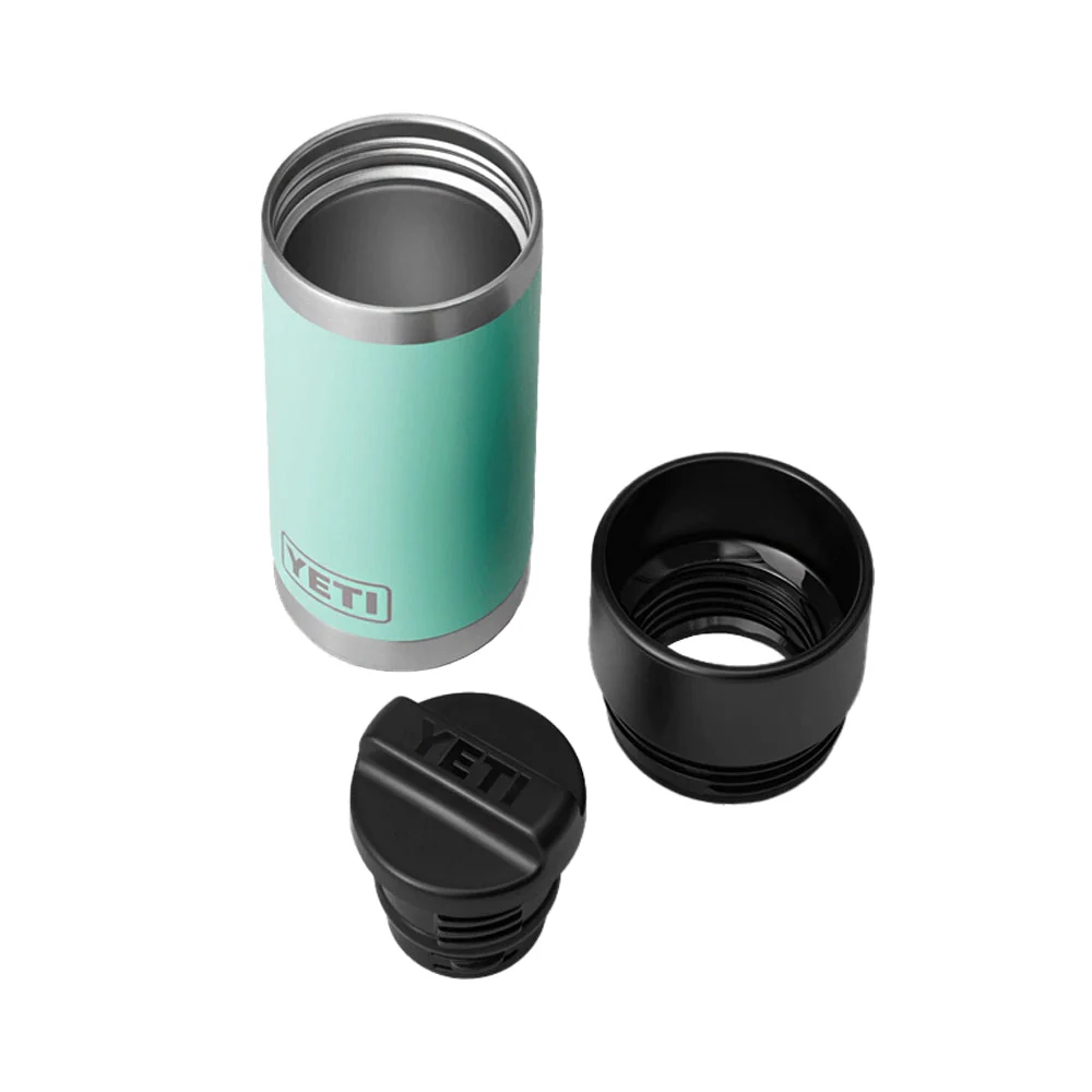 YETI Rambler 12 OZ  355 ML  Bottle With Hotshot Cap - Seafoam - Image 3