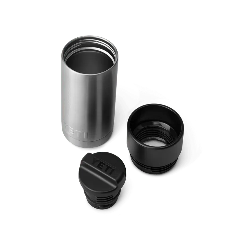 YETI Rambler 12 OZ  355 ML  Bottle With Hotshot Cap - Stainless Steel - Image 2