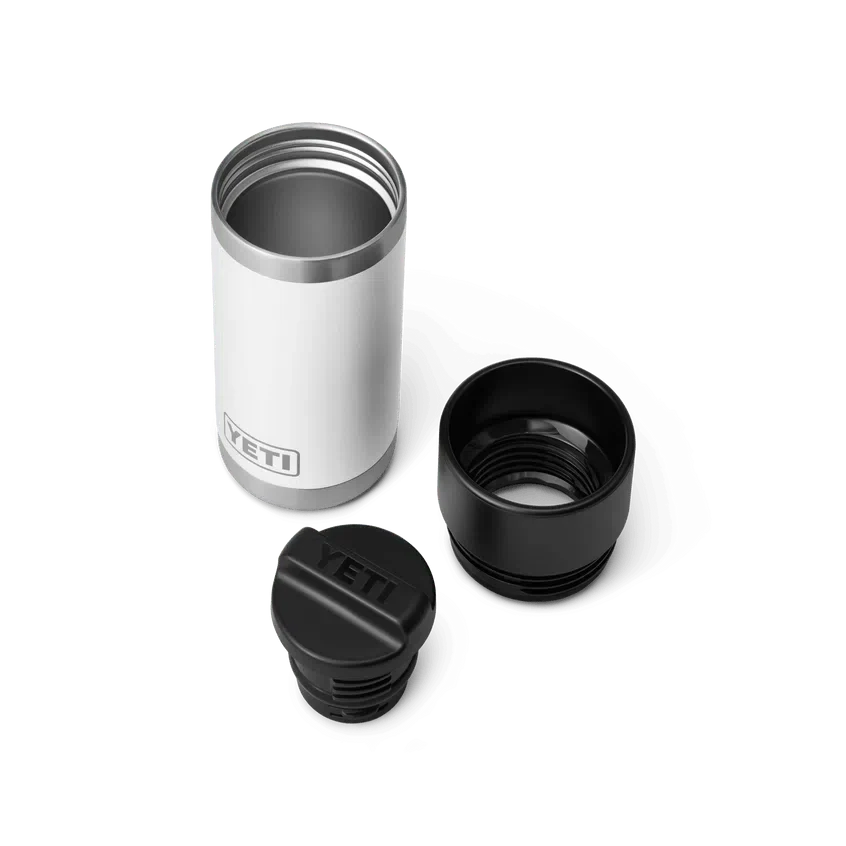 YETI Rambler 12 OZ 355 ML Bottle With Hotshot Cap - White - Image 2