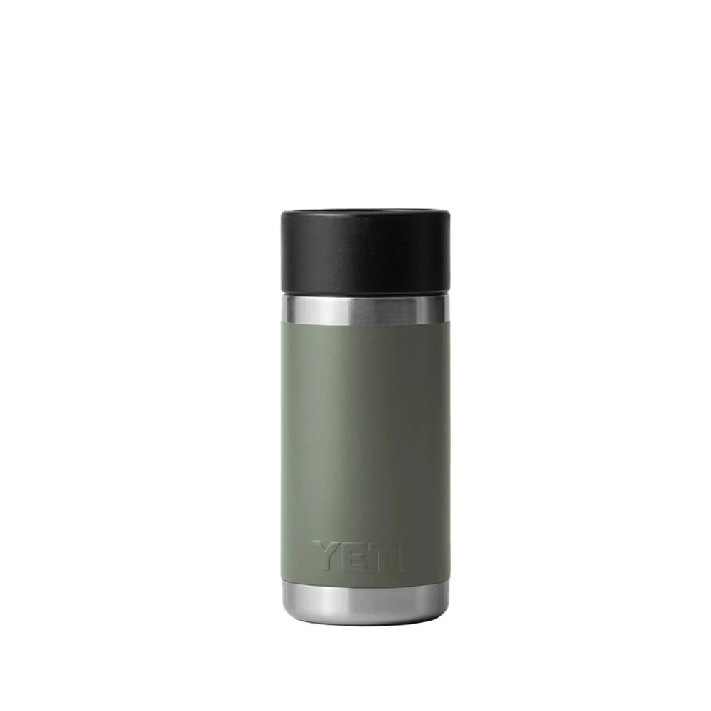 YETI Rambler 12 OZ   355ML  Bottle With Hotshot Cap - Camp Green - Image 2