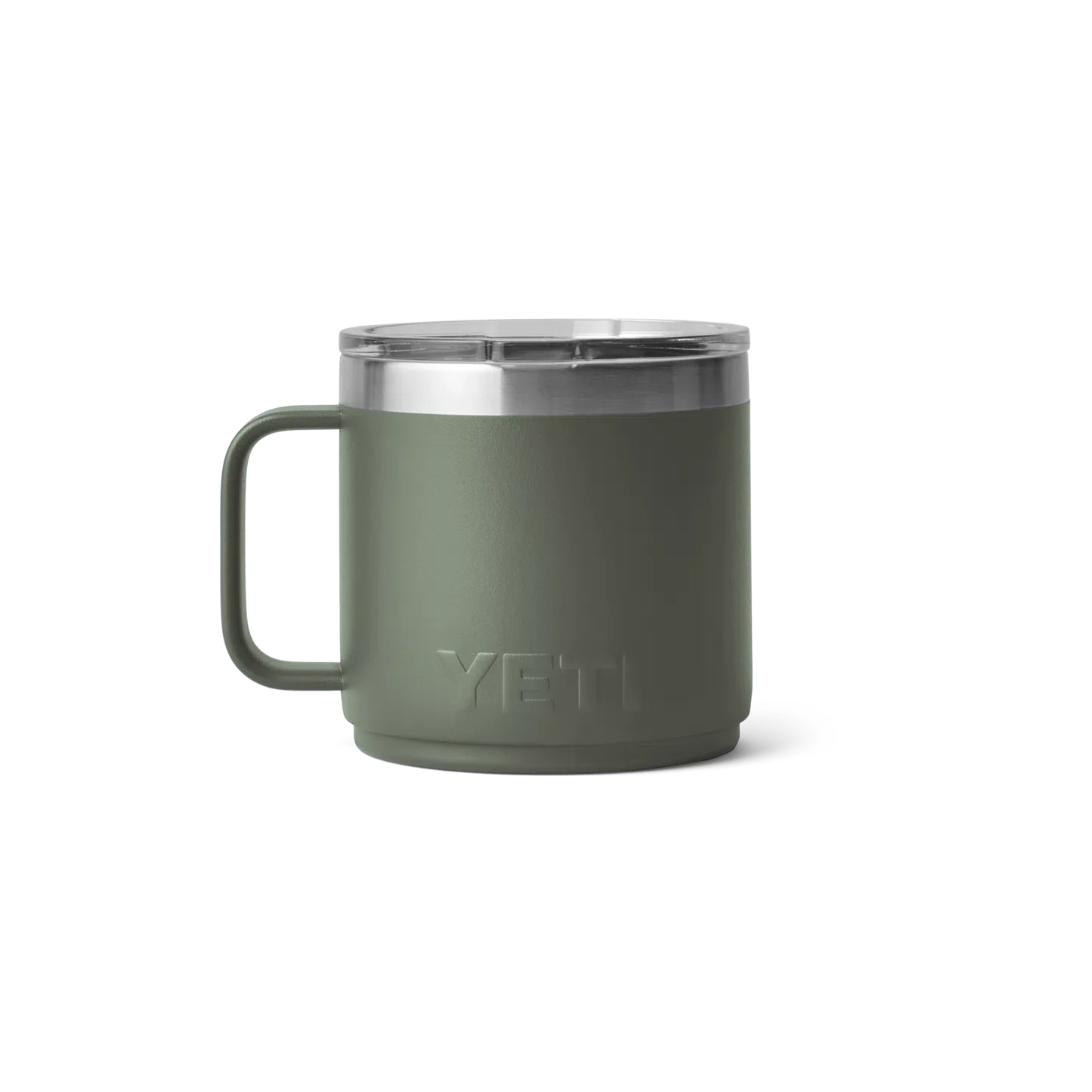 YETI Rambler 14 OZ 414 ML Stackable MUG 2.0 - Camp Green - Image 2