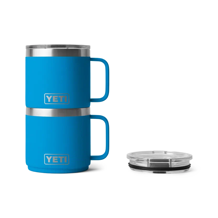 YETI Rambler 14 OZ  414 ML  Mug - Big Wave Blue - Image 4