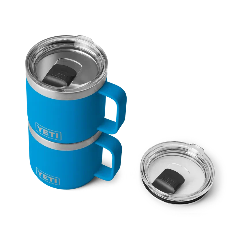 YETI Rambler 14 OZ  414 ML  Mug - Big Wave Blue - Image 5