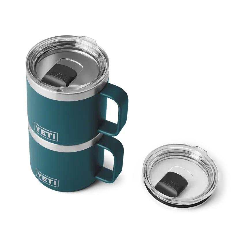 YETI Rambler 14 OZ  414 ML  Stackable Mug 2.0 - Agave Teal - Image 4