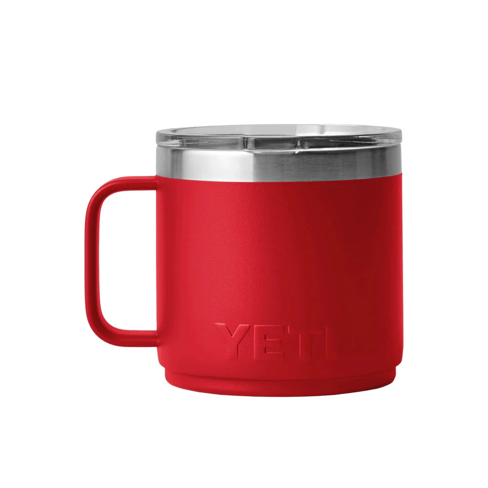 YETI Rambler 14 OZ  414 ML  Stackable MUG 2.0 - Rescue Red - Image 2