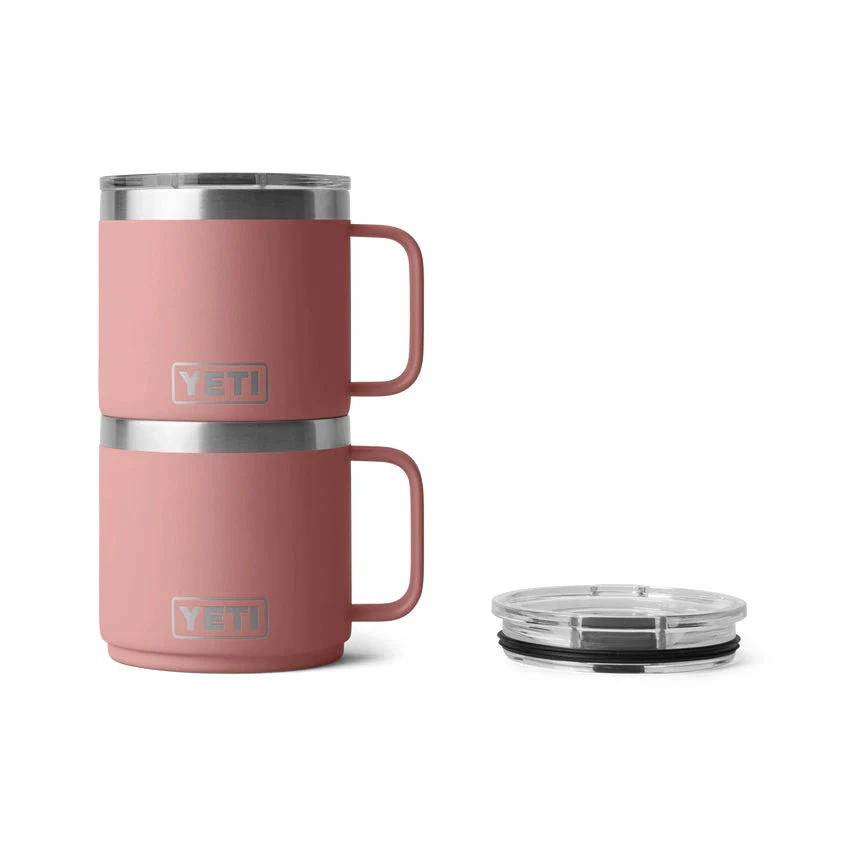 YETI Rambler 14 OZ 414 MS Stackable Mug 2.0 - Sandstone Pink - Image 2
