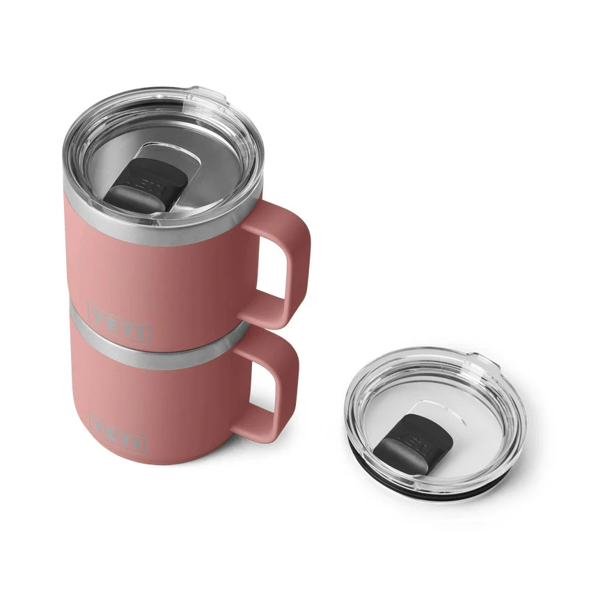 YETI Rambler 14 OZ 414 MS Stackable Mug 2.0 - Sandstone Pink - Image 3