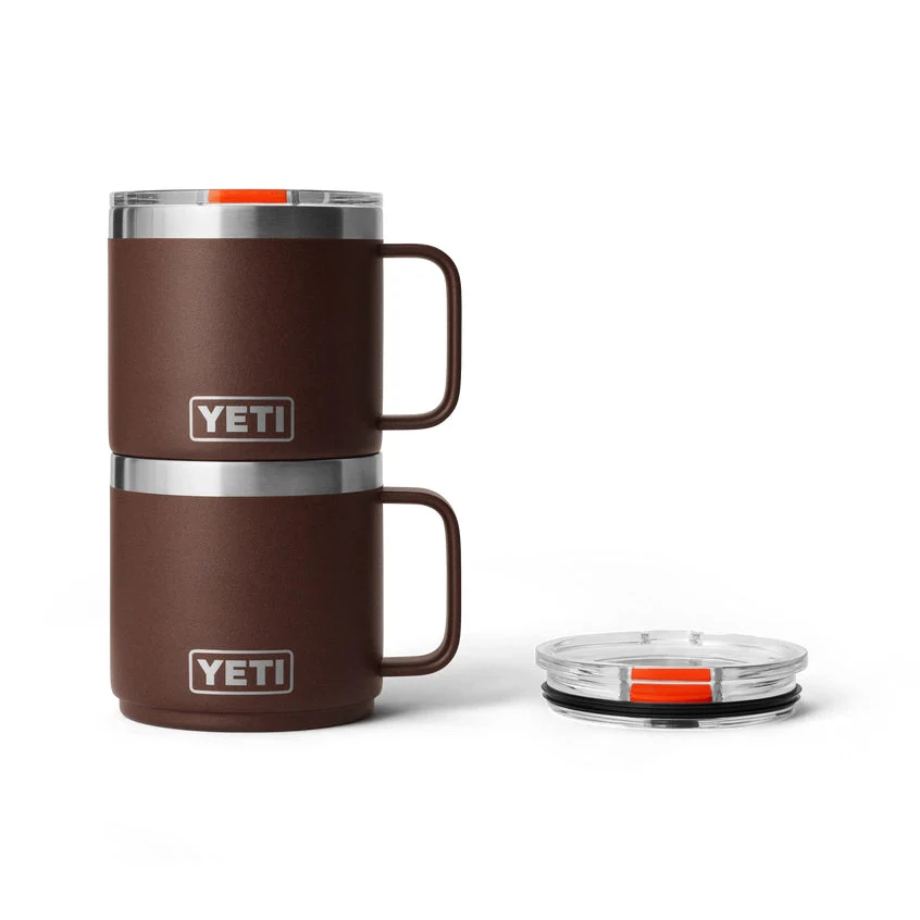 YETI Rambler 14 OZ 414 MS Stackable Mug 2.0 - Wetlands Brown - Image 2