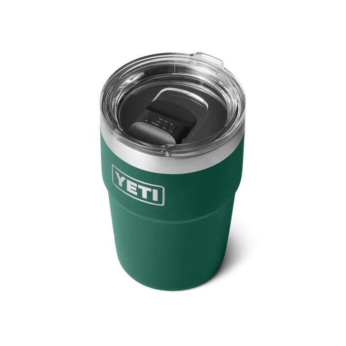 YETI Rambler 16 oz (473 ml) Stackable Cup With MagSlider™ Lid - Black Forest Green - Image 2