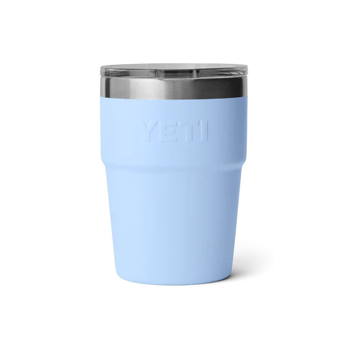 YETI Rambler 16 OZ 473ml Tumbler Stackable Cup - Big Sky Blue - Image 3