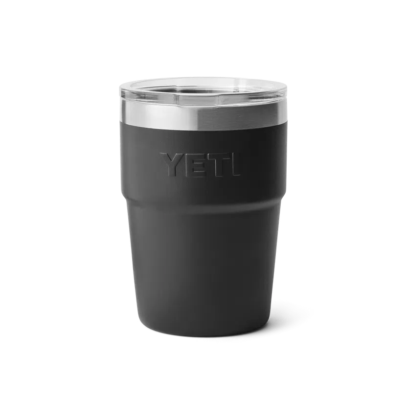 YETI Rambler 16 OZ 473ml Tumbler Stackable Cup - Black - Image 2
