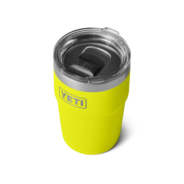YETI Rambler 16 OZ 473ml Tumbler Stackable Cup - Firefly Yellow - Image 2