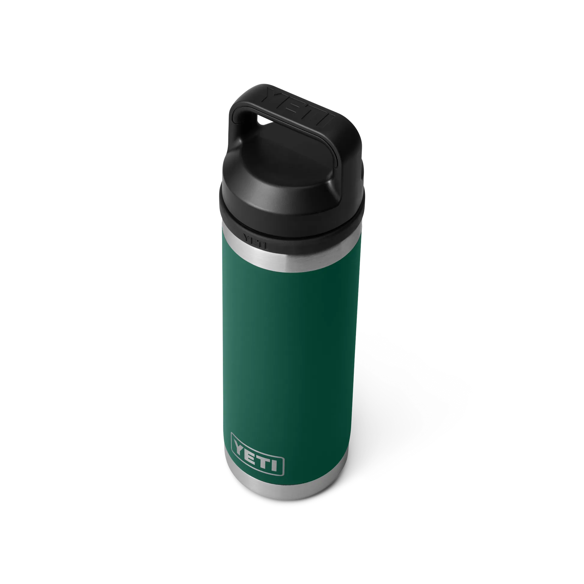 YETI Rambler 18 OZ  532 ML  Bottle With Chug Cap - Black Forest Green - Image 2