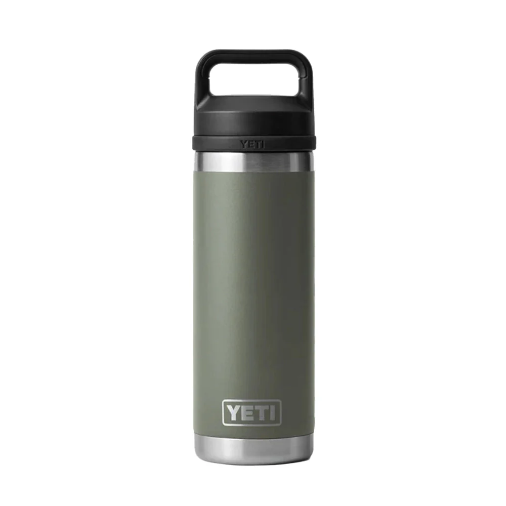 YETI Rambler 18 OZ 532 ML Bottle With Chug Cap - Camp Green