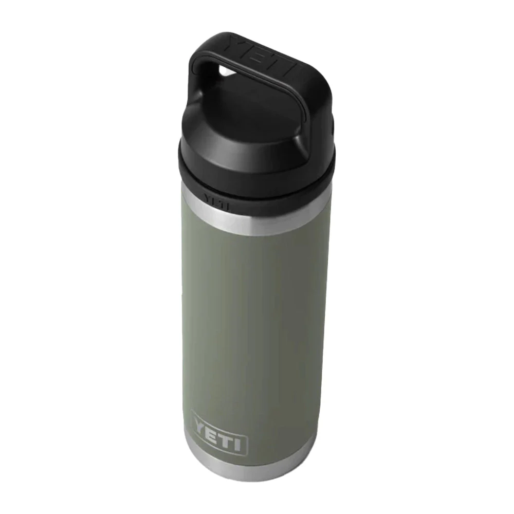 YETI Rambler 18 OZ 532 ML Bottle With Chug Cap - Camp Green - Image 3