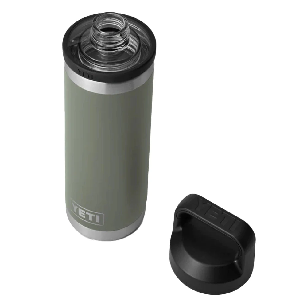 YETI Rambler 18 OZ 532 ML Bottle With Chug Cap - Camp Green - Image 4
