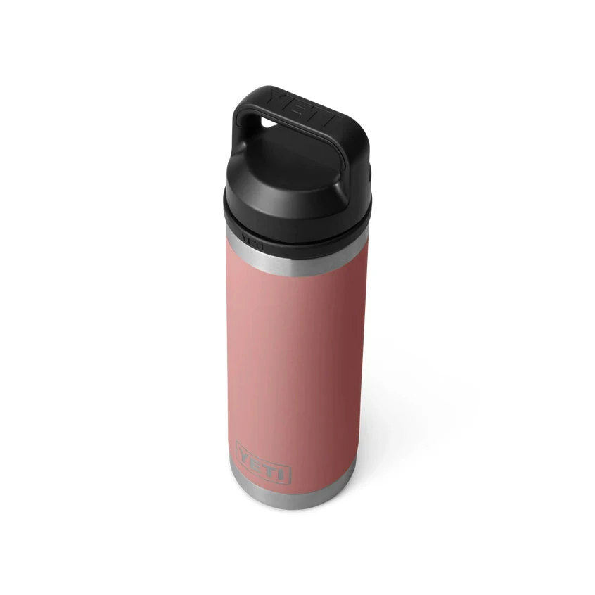 YETI Rambler 18 OZ  532 ML  Bottle With Chug Cap - Sandstone Pink - Image 3