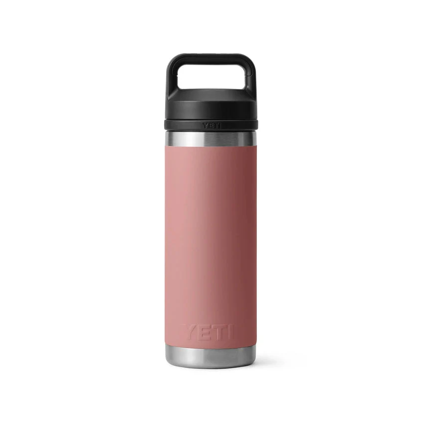 YETI Rambler 18 OZ  532 ML  Bottle With Chug Cap - Sandstone Pink - Image 4