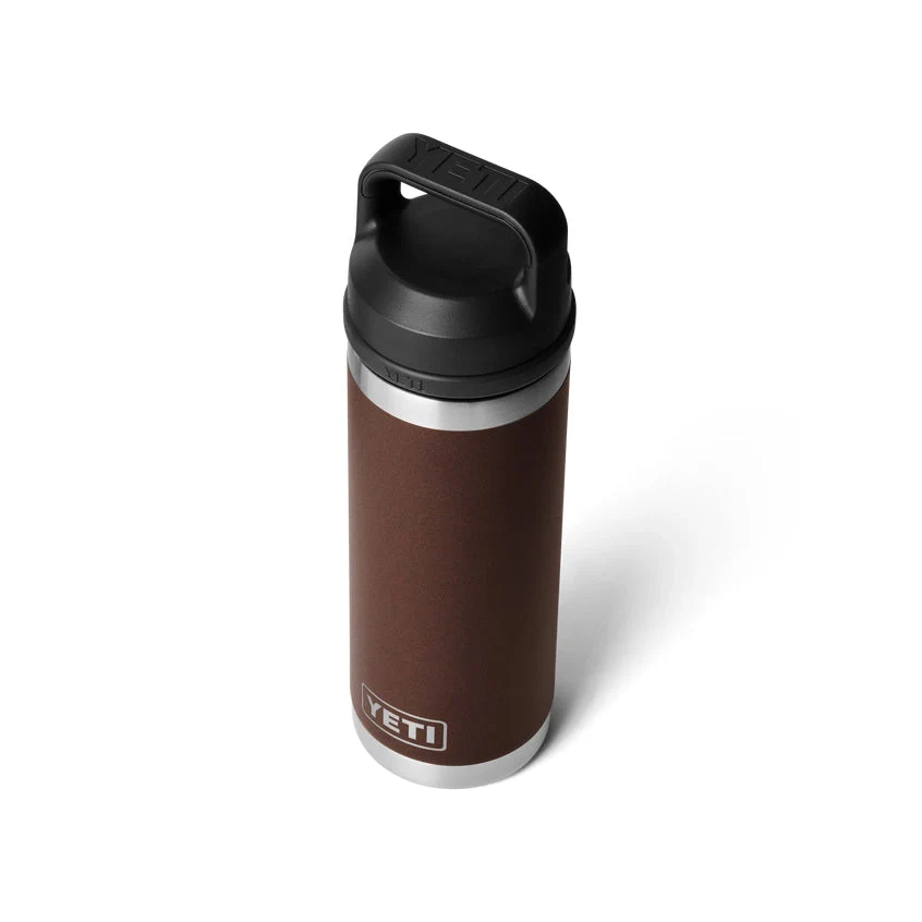 YETI Rambler 18 OZ  532 ML  Bottle With Chug Cap - Wetlands Brown - Image 2