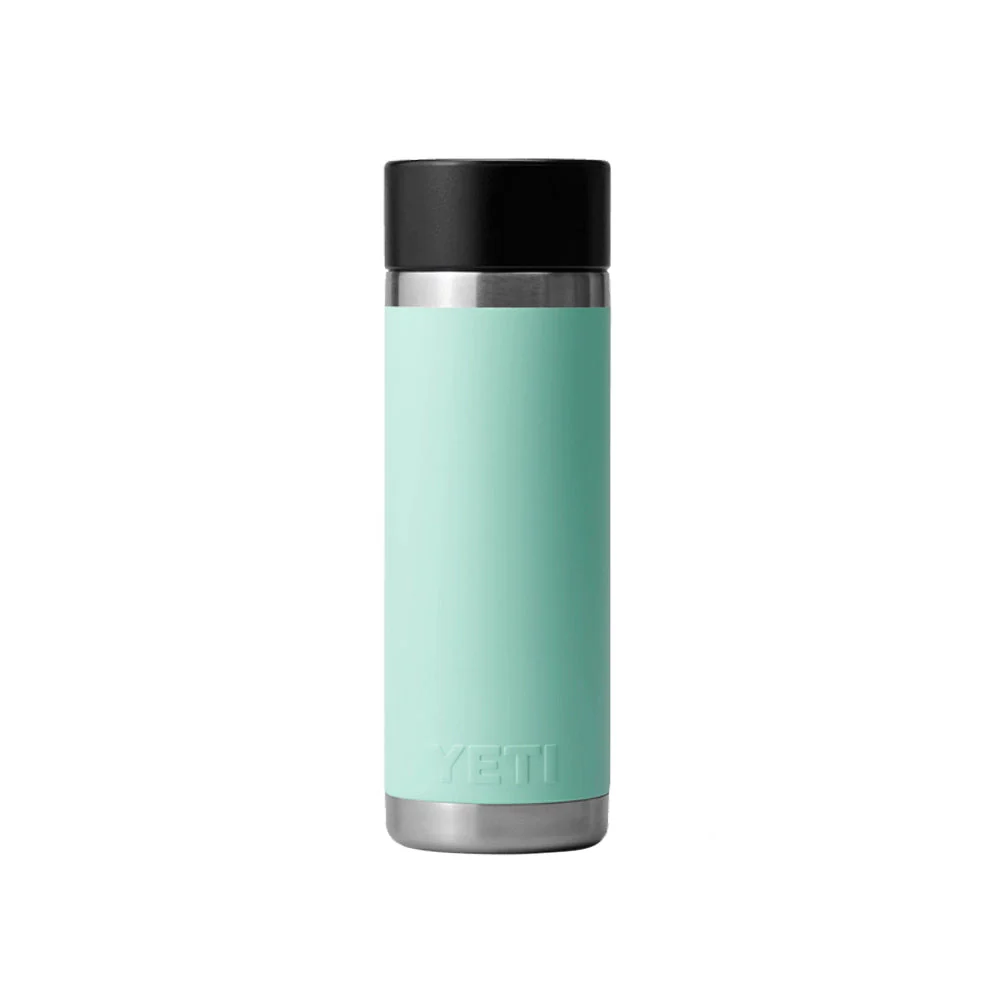 YETI Rambler 18 OZ 532 ML  Bottle With Hotshot Cap - Seafoam - Image 3