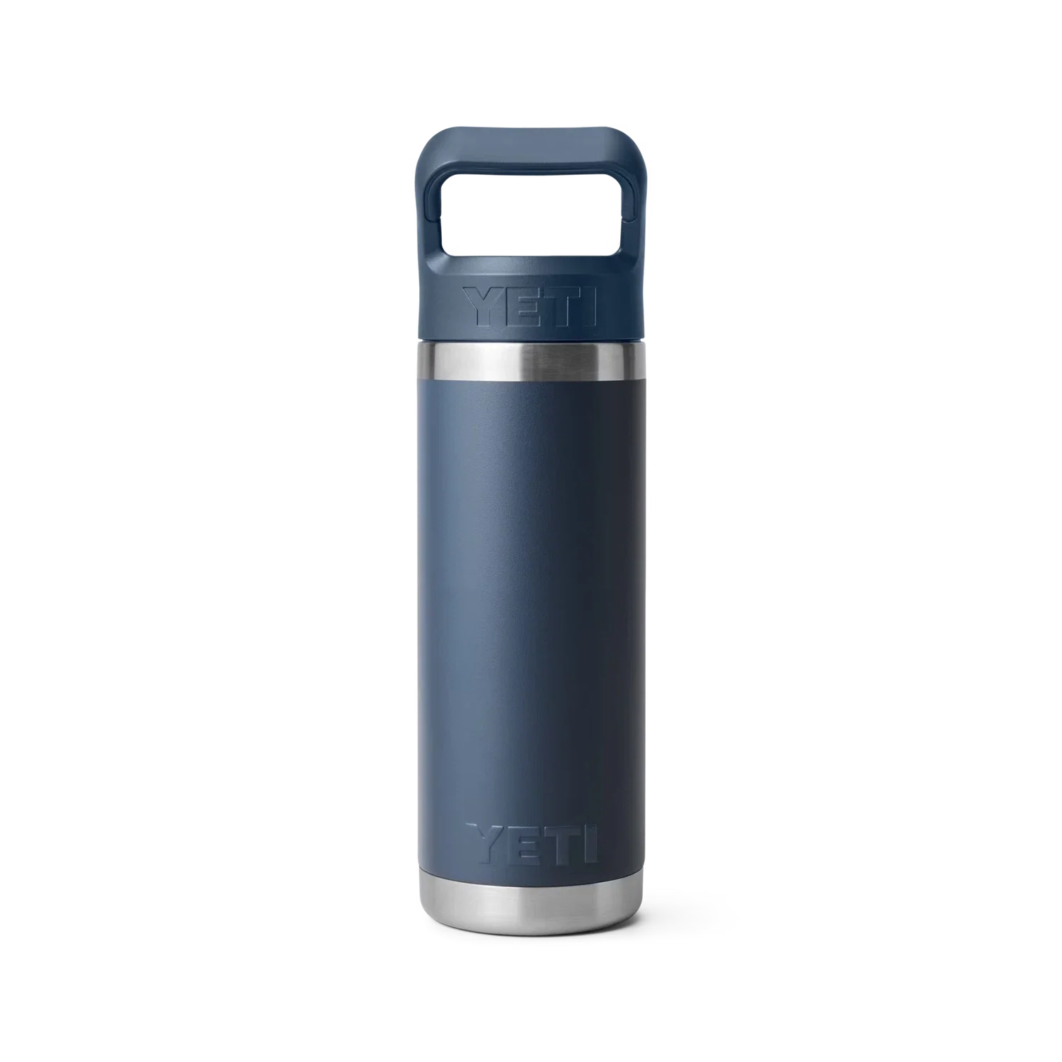YETI Rambler 18oz/532m Bottle with Straw Cap - Navy - Image 2
