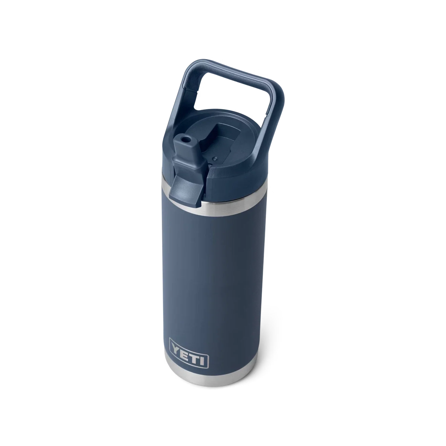 YETI Rambler 18oz/532m Bottle with Straw Cap - Navy - Image 3