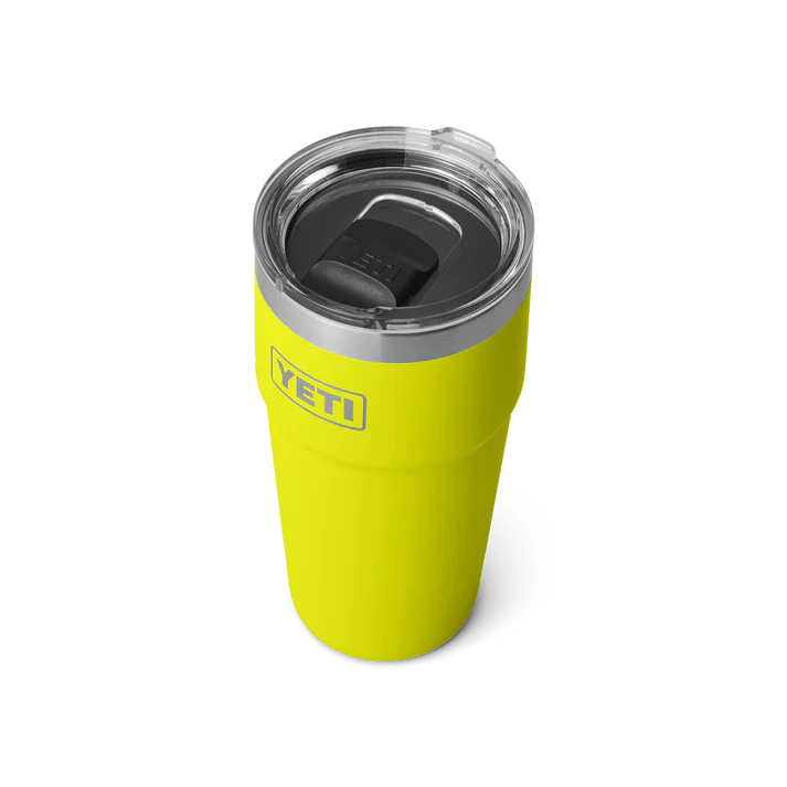 YETI Rambler 20oz 591ml Rambler Stackable Cup - Firefly Yellow - Image 2