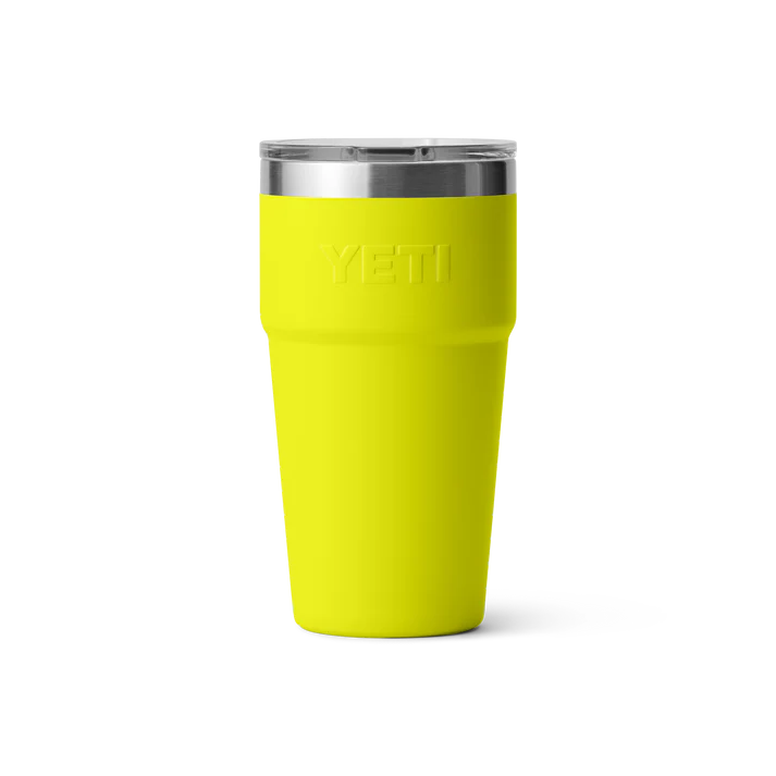 YETI Rambler 20oz 591ml Rambler Stackable Cup - Firefly Yellow - Image 3