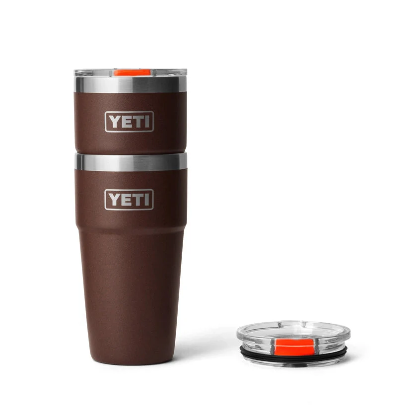 YETI Rambler 20 OZ 591 ML Rambler Stackable Cup - Wetlands Brown - Image 3