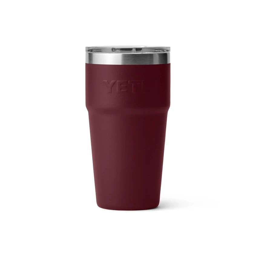 YETI Rambler 20 OZ 591 ML Rambler Stackable Cup - Wild Vine Red - Image 3