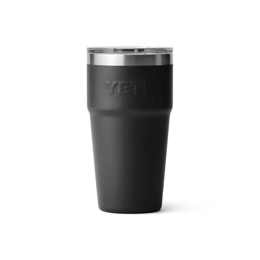 YETI Rambler 20 OZ 591 ML Rambler Stackable Cup - Black - Image 2