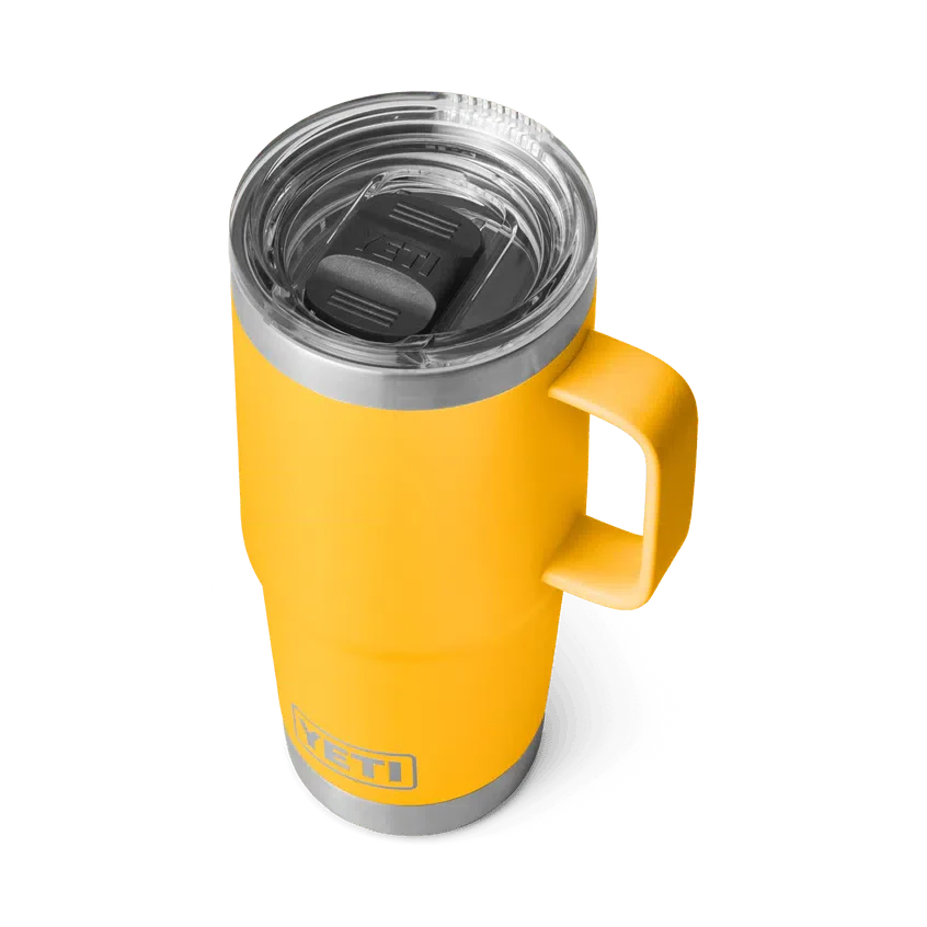 YETI Rambler 20 OZ 591 ML  Travel Mug - Alpine Yellow - Image 2