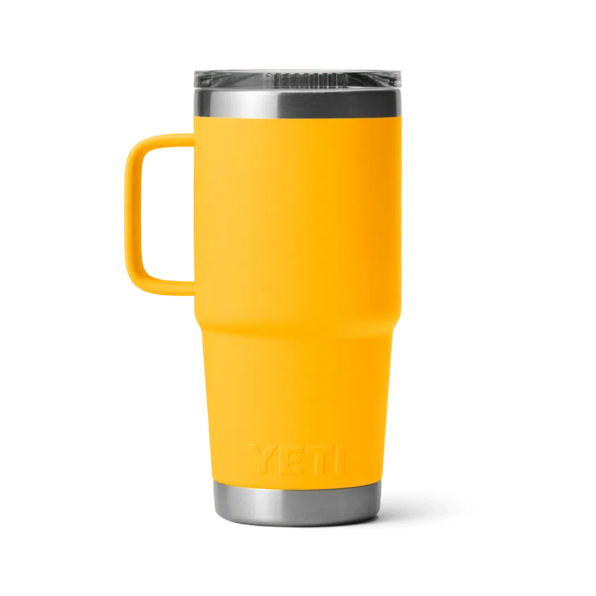 YETI Rambler 20 OZ 591 ML  Travel Mug - Alpine Yellow - Image 3