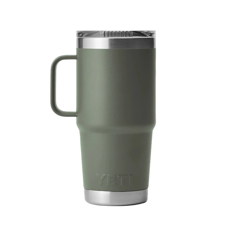 YETI Rambler 20 OZ   591 ML  Travel Mug - Camp Green - Image 2