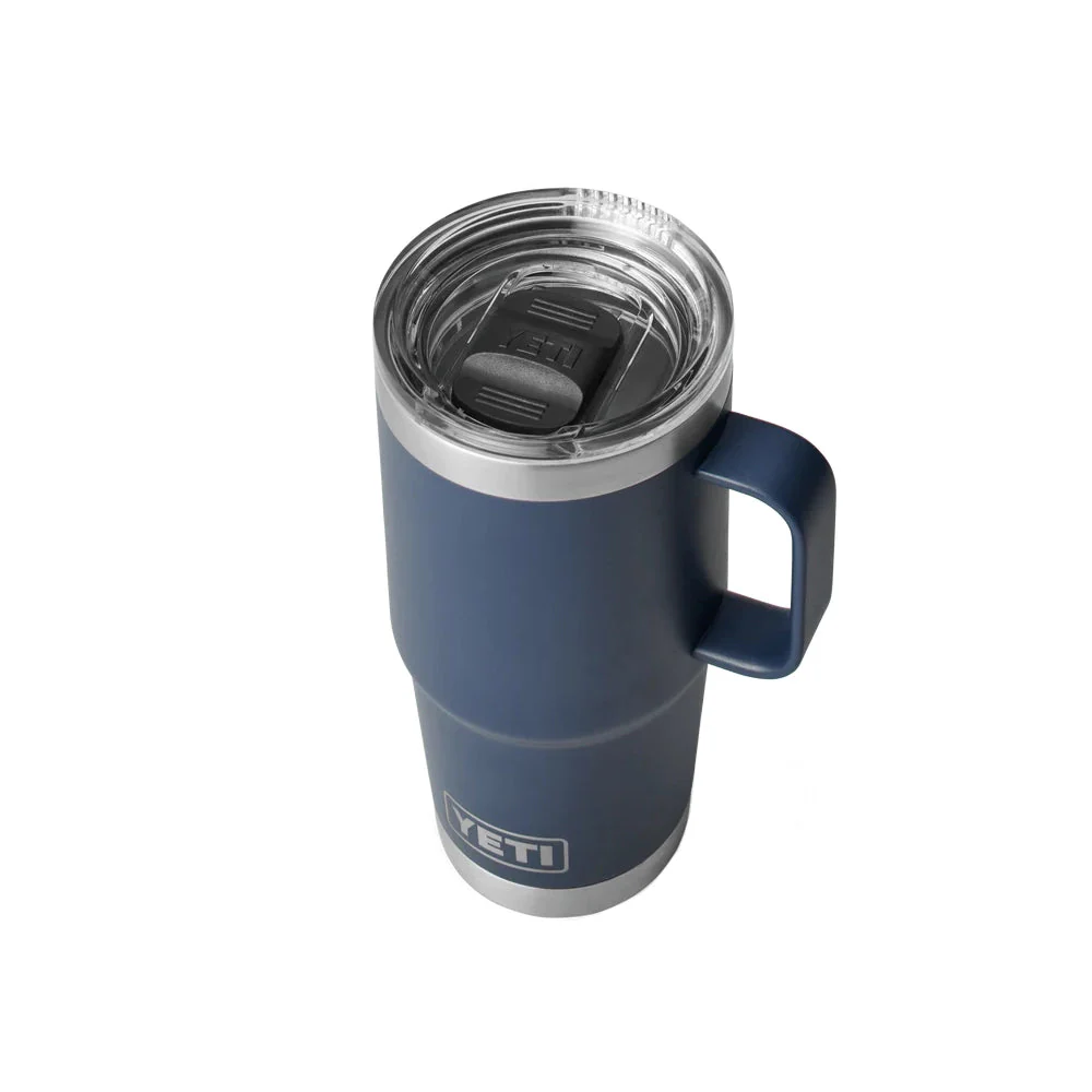 YETI Rambler 20 OZ 591 ML Travel Mug - Navy - Image 3