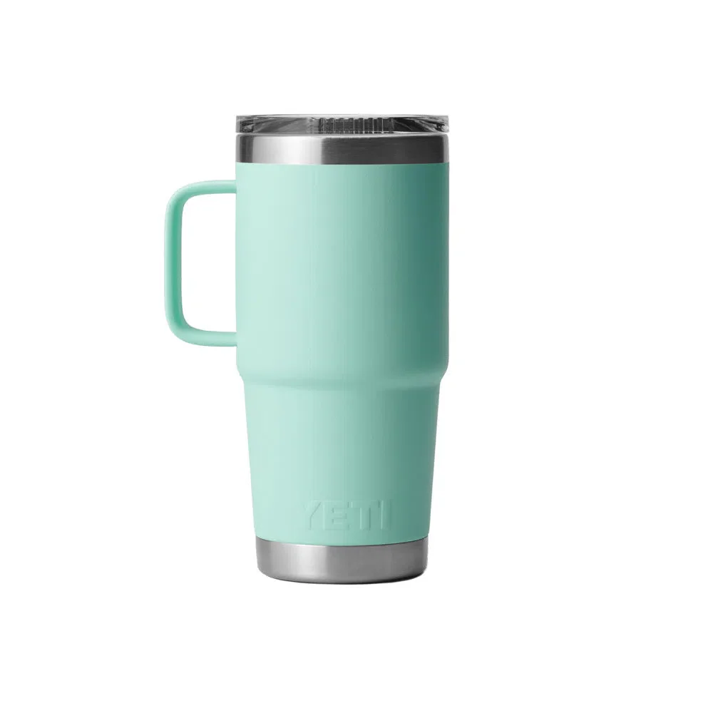 YETI Rambler 20 OZ  591 ML Travel Mug - Seafoam - Image 2