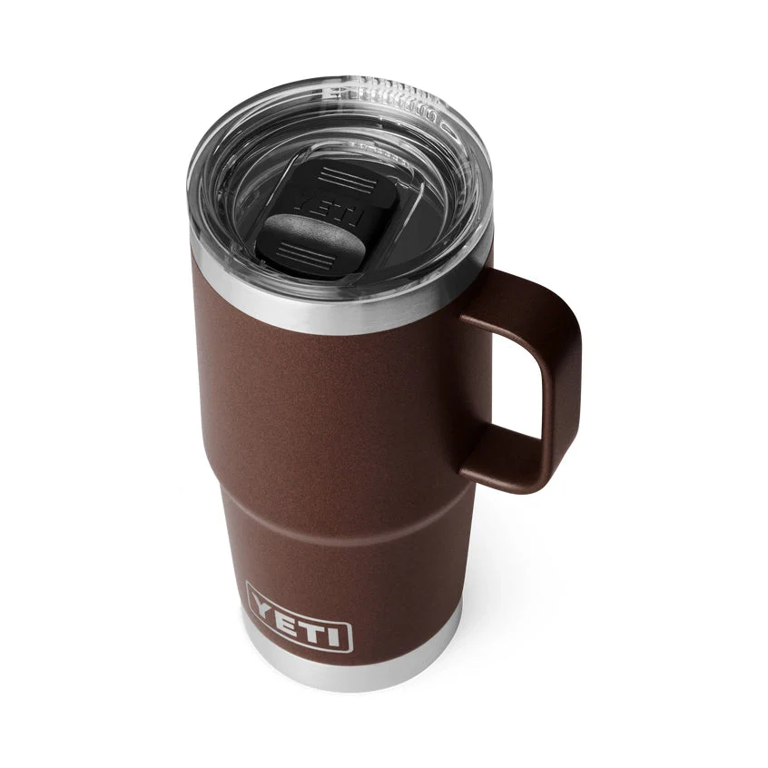 YETI Rambler 20 OZ 591 ML Travel Mug - Wetlands Brown - Image 2
