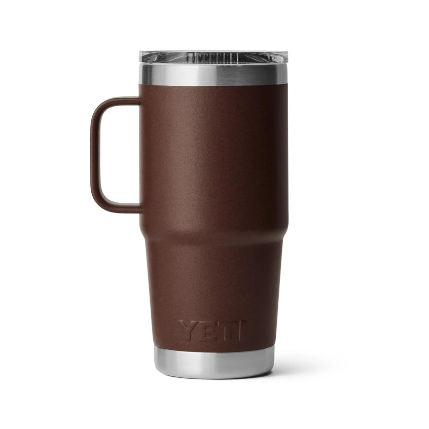 YETI Rambler 20 OZ 591 ML Travel Mug - Wetlands Brown - Image 3