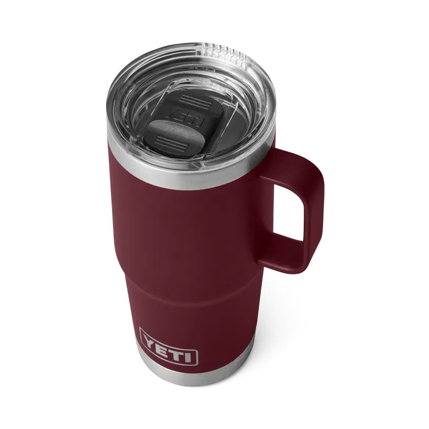 YETI Rambler 20 OZ   591 ML  Travel Mug - Wild Vine Red - Image 2