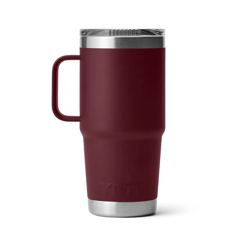 YETI Rambler 20 OZ   591 ML  Travel Mug - Wild Vine Red - Image 3