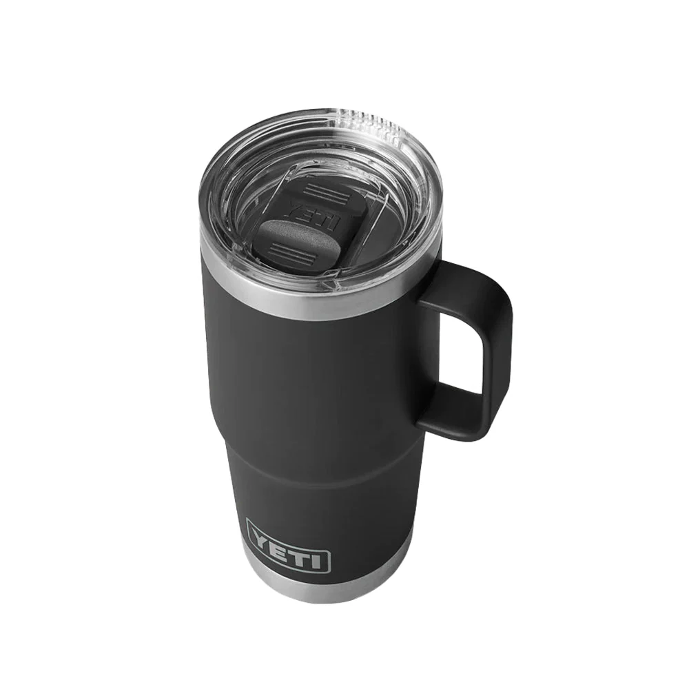 YETI Rambler 20oz 591ml Travel Mug - Charcoal - Image 3