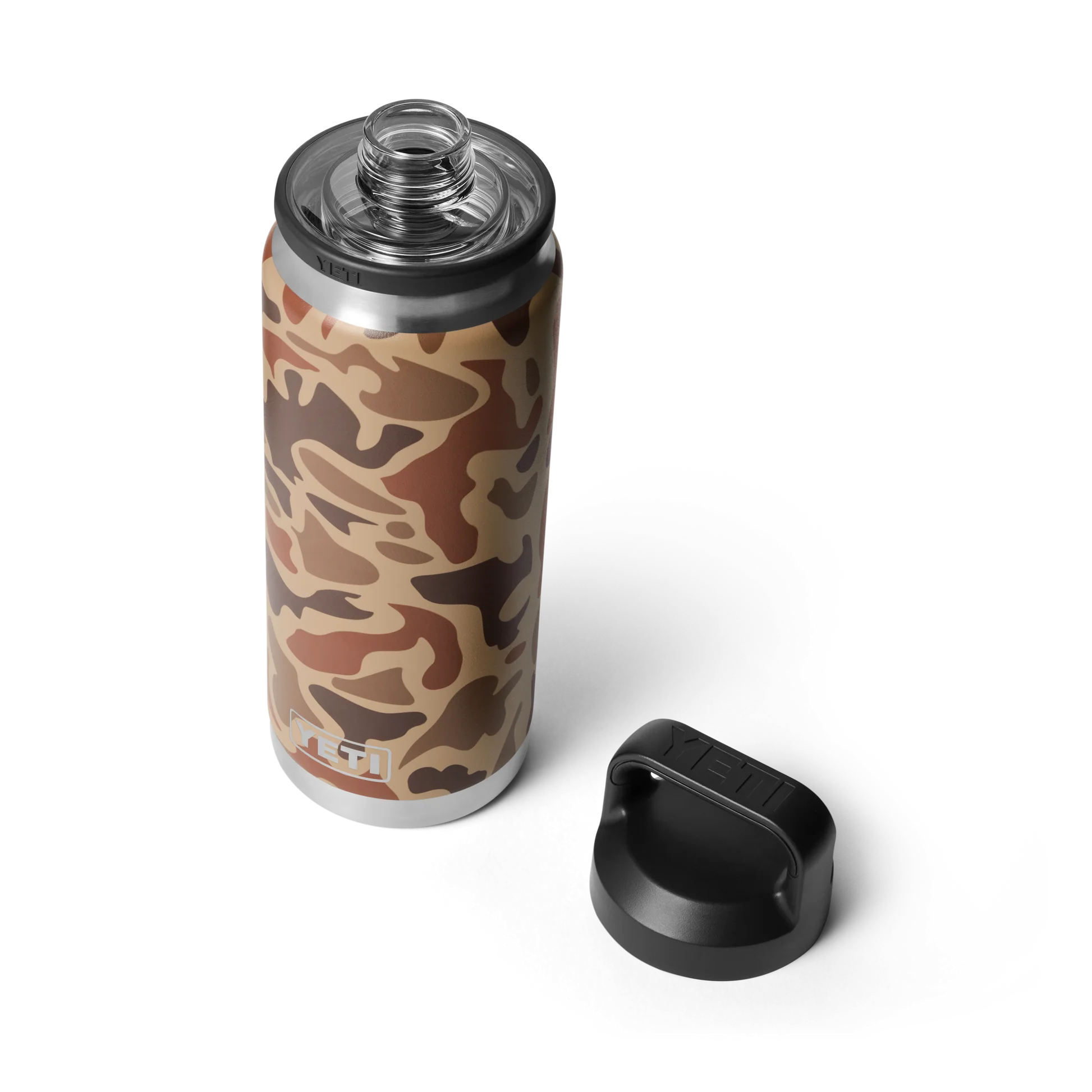 YETI Rambler 26 OZ  769 ML  Bottle With Chug Cap Cap - Wetlands Camo - Image 3