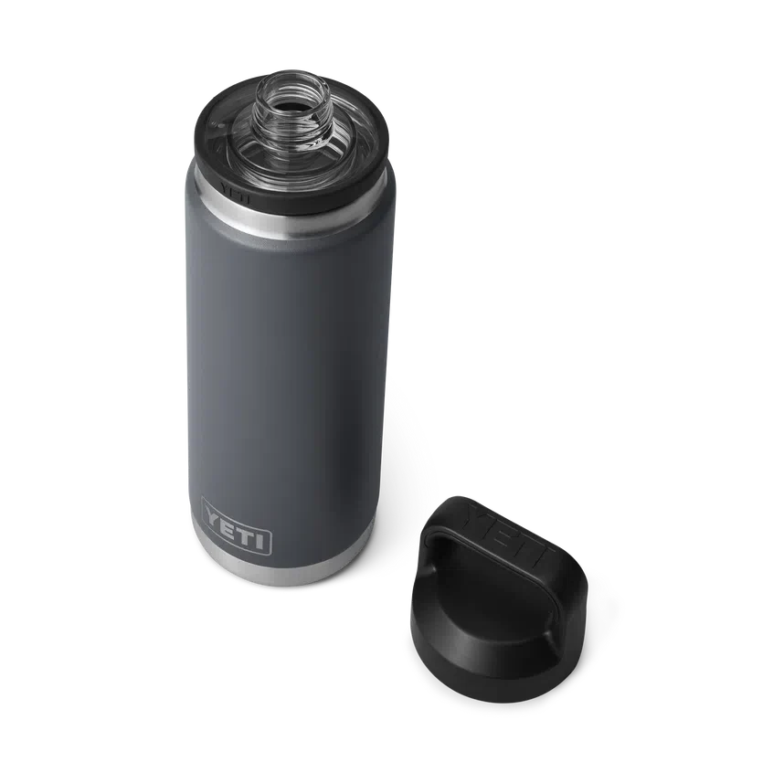 YETI Rambler 26 OZ 760ml Bottle With Chug Cap - Charcoal - Image 2