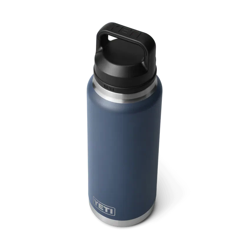 YETI Rambler 26 OZ  760ml  Bottle With Chug Cap - Navy - Image 3